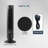 TaffHOME Kipas Angin USB Tower Leafless Ultra Quite - YK-1208 - Black