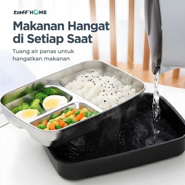 taffhome-kotak-makan-lunch-box-stainless-steel-3-grid-1l-ou1000 (1) TaffHOME Kotak Makan Lunch Box Stainless Steel 3 Grid 1L - OU1000