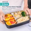 taffhome-kotak-makan-lunch-box-stainless-steel-3-grid-1l-ou1000 TaffHOME Kotak Makan Lunch Box Stainless Steel 3 Grid 1L - OU1000