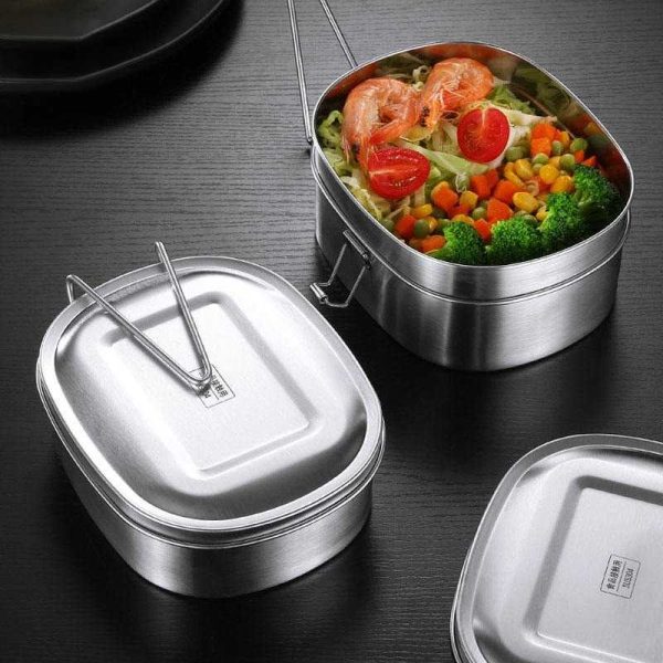 taffhome-kotak-makan-lunch-box-stainless-steel-410-double-layer-950ml-tr-95 (2) TaffHOME Kotak Makan Lunch Box Stainless Steel Double Layer 950ml - TR-95