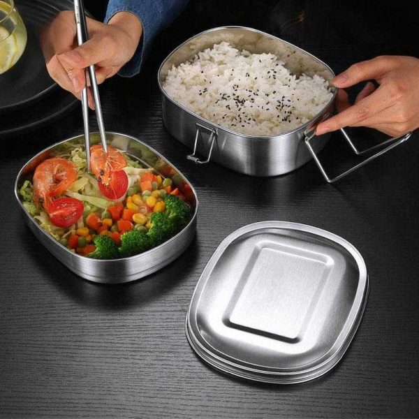taffhome-kotak-makan-lunch-box-stainless-steel-410-double-layer-950ml-tr-95 (3) TaffHOME Kotak Makan Lunch Box Stainless Steel Double Layer 950ml - TR-95