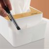 TaffHOME Kotak Tisu Kayu + Remot Multifungsi Organizer Box - ZJ008