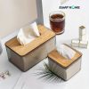 TaffHOME Kotak Tisu Kayu Nordic Minimalist Tissue Box Large - ZJ011