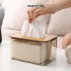 TaffHOME Kotak Tisu Kayu Nordic Minimalist Tissue Box Large - ZJ011
