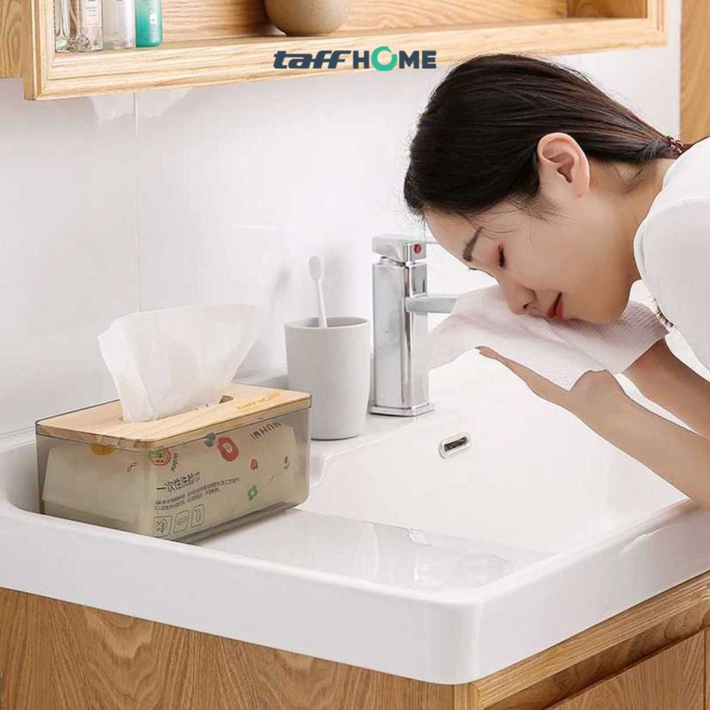 TaffHOME Kotak Tisu Kayu Nordic Minimalist Tissue Box Large - ZJ011 ...