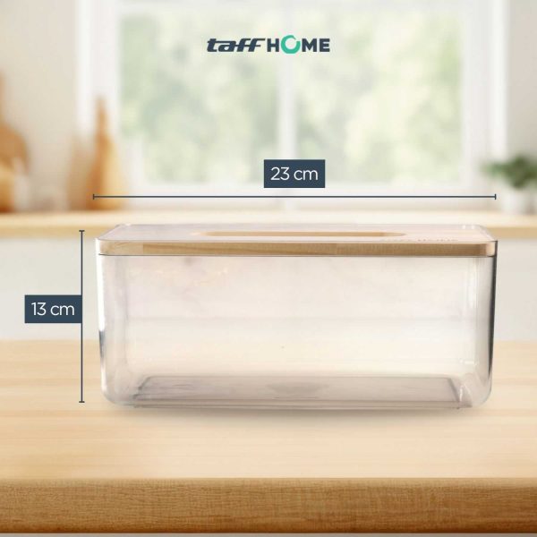 TaffHOME Kotak Tisu Kayu Nordic Minimalist Tissue Box Large - ZJ011