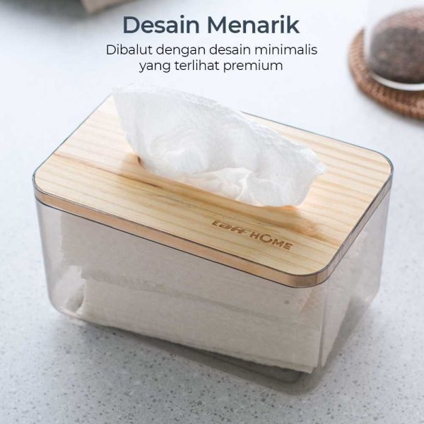 taffhome-kotak-tisu-kayu-nordic-minimalist-tissue-box-small-zj011 (1) TaffHOME Kotak Tisu Kayu Nordic Minimalist Tissue Box Size Small - ZJ011