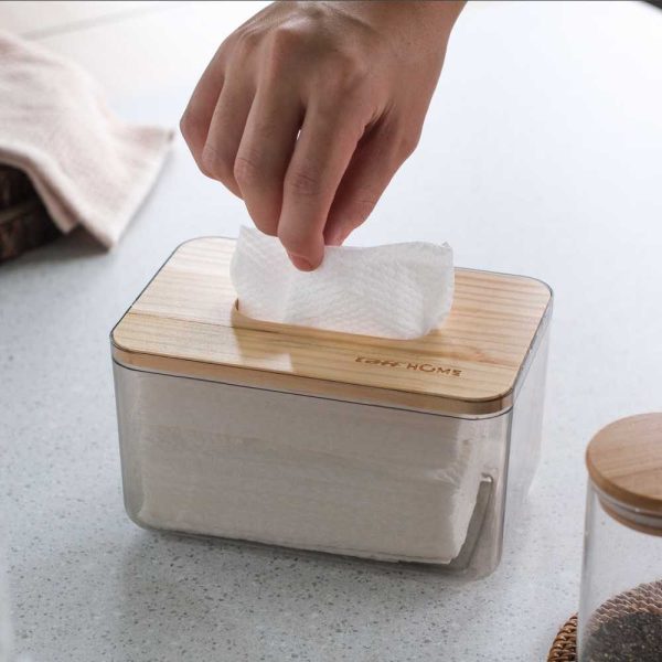 taffhome-kotak-tisu-kayu-nordic-minimalist-tissue-box-small-zj011 (4) TaffHOME Kotak Tisu Kayu Nordic Minimalist Tissue Box Size Small - ZJ011
