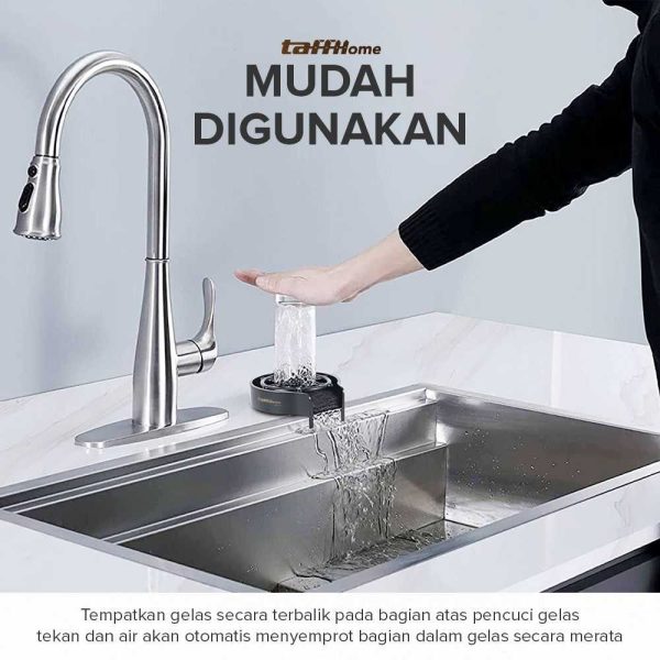 TaffHOME Pencuci Gelas Otomatis Automatic Glass Cup Rinser Washer SU10