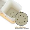 TaffHOME Rak Organizer Dapur Tempat Sendok Garpu Kitchen Storage 2 Box - LL251