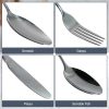 TaffHOME Set Alat Makan Perlengkapan Sendok Garpu Pisau Cutlery 24 PCS - UT421