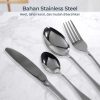 TaffHOME Set Alat Makan Perlengkapan Sendok Garpu Pisau Cutlery 24 PCS - UT421