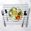 TaffHOME Set Alat Makan Perlengkapan Sendok Garpu Pisau Cutlery 24 PCS - UT421