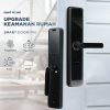 taffhome-smart-door-lock-fingerprint-password-card-rfid-alarm-xr24 TaffHOME Smart Door Lock Password Fingerprint Card - XR24