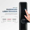taffhome-smart-door-lock-fingerprint-password-card-rfid-alarm-xr24 (3) TaffHOME Smart Door Lock Password Fingerprint Card - XR24