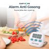 TaffHOME Timer Masak Dapur Magnetic Stopwatch Alarm Clock - JS-113