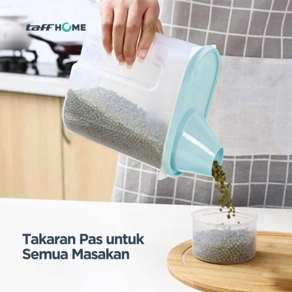 TaffHOME Toples Wadah Penyimpanan Makanan Food Storage Container 1.9L 1PCS - H1211