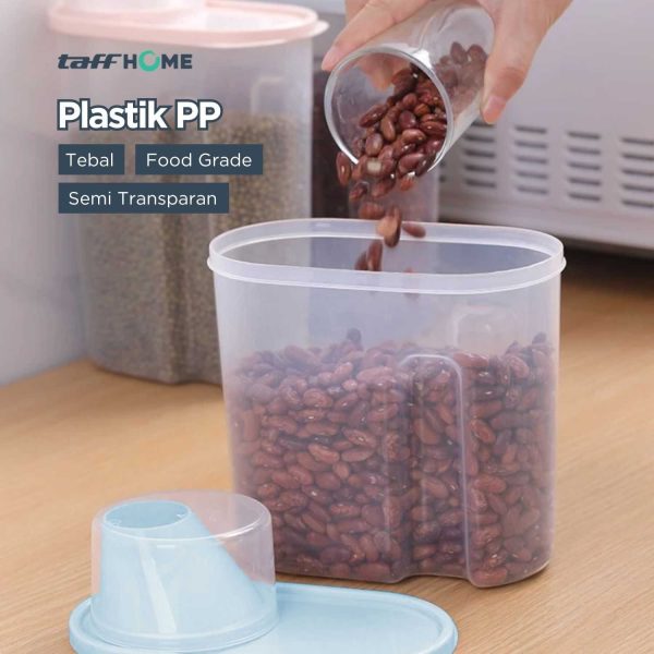 TaffHOME Toples Wadah Penyimpanan Makanan Food Storage Container 1.9L 1PCS - H1211