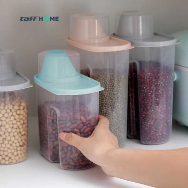 TaffHOME Toples Wadah Penyimpanan Makanan Food Storage Container 1.9L 1PCS - H1211
