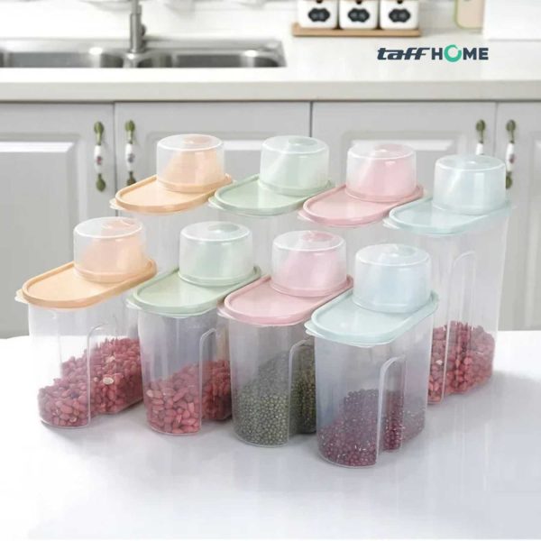 TaffHOME Toples Wadah Penyimpanan Makanan Food Storage Container 1.9L 1PCS - H1211