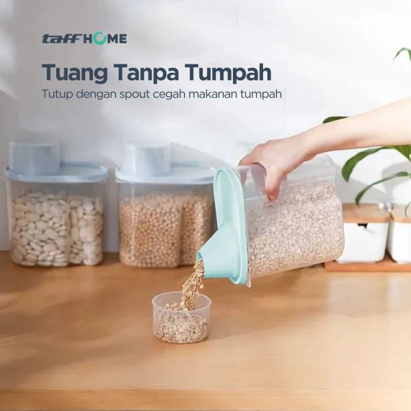 TaffHOME Toples Wadah Penyimpanan Makanan Food Storage Container 1.9L 1PCS - H1211