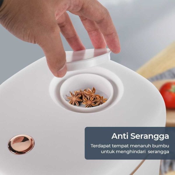 TaffHOME Wadah Penyimpan Beras Makanan Rice Container Moistureproof 5 kg - A2105