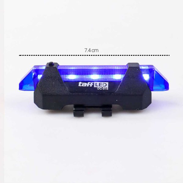TaffLED Defensor Lampu Sepeda 5 LED Taillight Rechargeable - 410-28