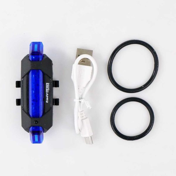 TaffLED Defensor Lampu Sepeda 5 LED Taillight Rechargeable - 410-28