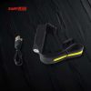 TaffLED Fire Headlamp Flashlight Sensor USB LED XPE+COB - XWF-109