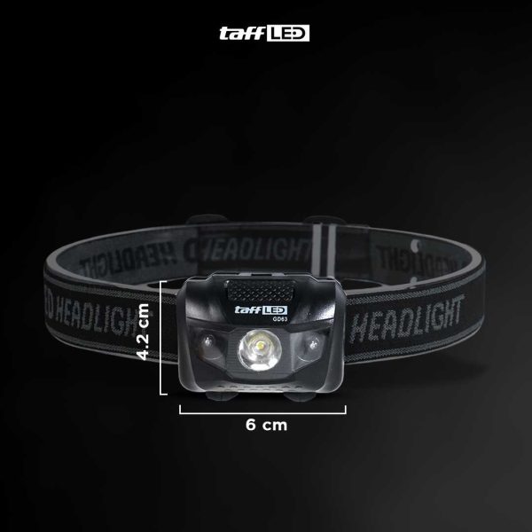 TaffLED Headlamp LED Multifunction Outdoor 3W - GD63