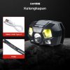 TaffLED Senter LED Kepala Headlamp Flashlight Rechargeable USB + Motion Sensor XPE+COB 10000 Lumens - BL066