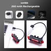 TaffLED Defensor Lampu Sepeda 5 LED Taillight Rechargeable - 410-28