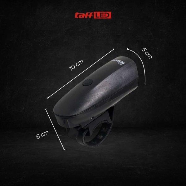 TaffLED Lampu Depan Sepeda Klakson LED CREE XPG 250 Lumens 1200 mAh - 7588