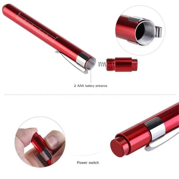TaffLED Medical light pen Senter LED Flashlight - Ti4