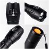 TaffLED Paket Senter LED Cree XM-P50 8000 Lumens + Baterai 18650 + Charger - E17 - Black