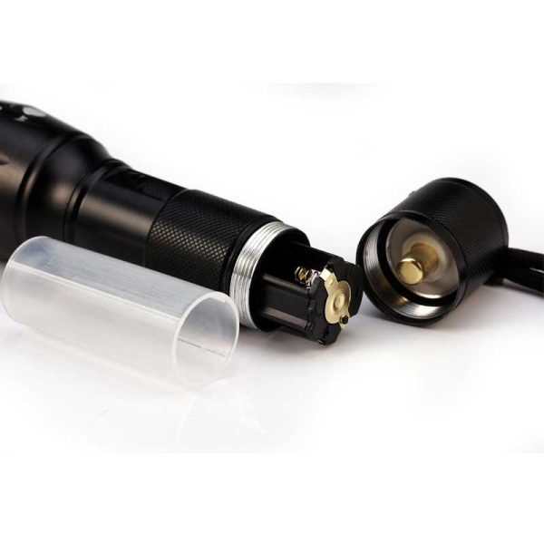 TaffLED Paket Senter LED Cree XM-P50 8000 Lumens + Baterai 18650 + Charger - E17 - Black