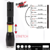 TaffLED Paket Senter LED Torch Cree XM-L T6 8000 Lumens + Charger + Box - E17 COB