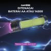 TaffLED Senter LED 395nm Ultraviolet + Baterai + Charger + Box Pocketman P1