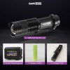 TaffLED Senter LED 395nm Ultraviolet + Baterai + Charger + Box Pocketman P1