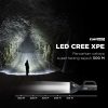 TaffLED Pocketman Senter LED Flashlight Waterproof USB Rechargeable Cree XPE - LH-A08