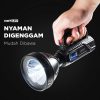 TaffLED Pocketman Senter LED Flashlight Waterproof USB Rechargeable Cree XPE - LH-A08