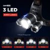 TaffLED Power Headlamp 3 LED 5000 Lumens Cree XM-L - T6 HD-LD