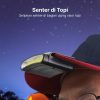 TaffLED Senter Clip-on Topi Headlamp Cap LED COB M1800