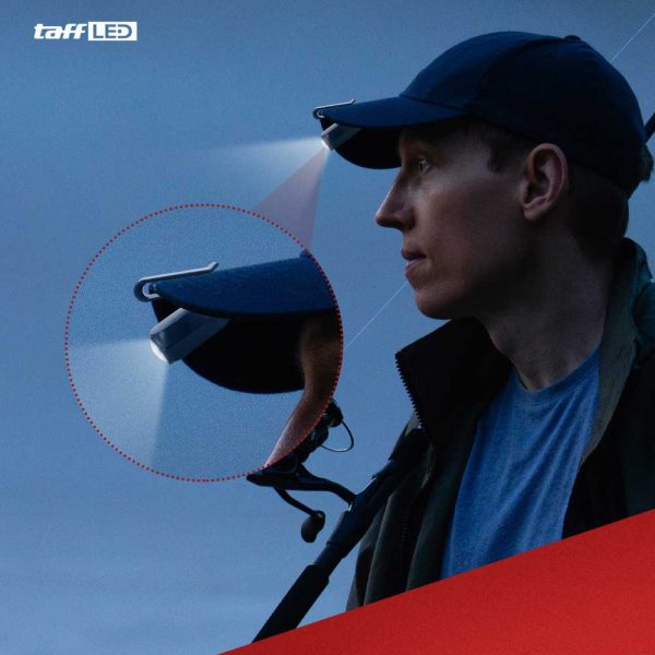TaffLED Senter Clip Topi 90 Degree Rotatable 3 LED COB - 3325