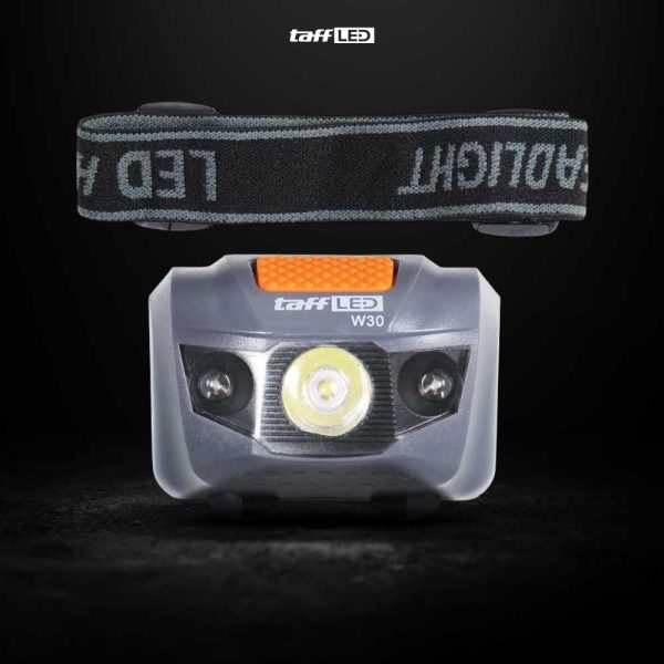 TaffLED Headlamp Flashlight Waterproof White and Red Light LED - W03