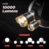 TaffLED Senter Headlamp Cree XM-L 3T6 10000 Lumens - IHT425H1