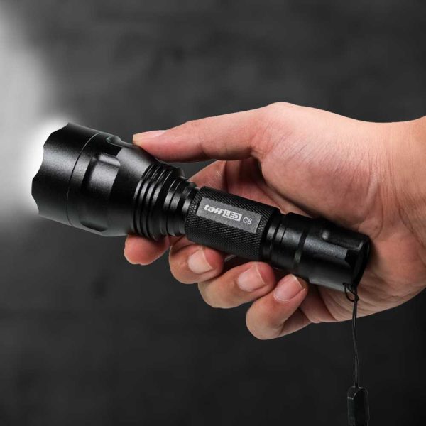TaffLED Senter LED Flashlight Waterproof Cree Q5 3800 Lumens - C8