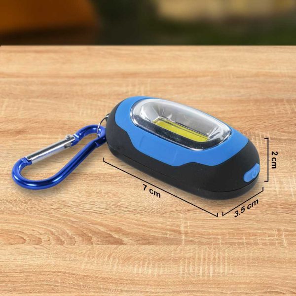 TaffLED Senter LED Mini COB 25 Lumens dengan Karabiner - BM-9402