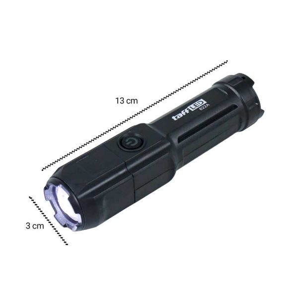 TaffLED Senter LED Mini Rechargable Telescopic Zoom XPE - 622A
