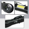 TaffLED Albinaly Senter LED USB Rechargeable Q5 + COB 2300 Lumens - 1517